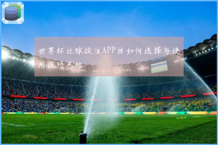 世界杯让球投注APP该如何选择与使用技巧总结